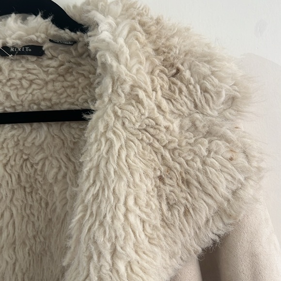 Vintage faux suede shearling coat - Picture 2 of 7